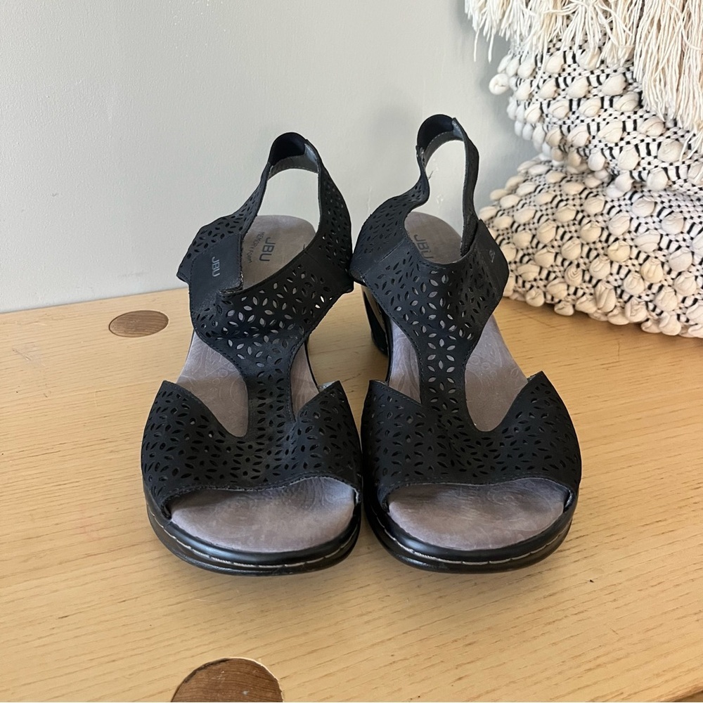 Jbu Chloe Memory Foam Wedge Sandal 11m - image 3